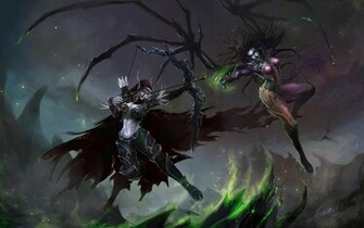 Windrunner Vs Sarah Kerrigan Wallpaper HD