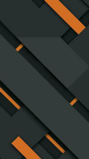 Orange Black Abstract In Wallpaper