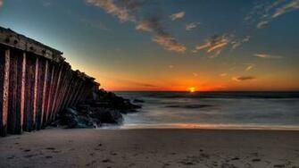 Hollywood Beach Sunset Wallpaper At Wallpaperbro