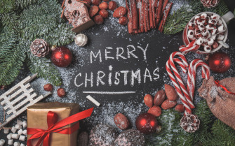 Wallpaper Merry Christmas Decorations 4k