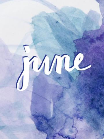 June Wallpaper Top Background