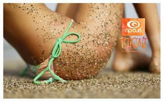 Rip Curl Bikini Sand HD Wallpaper
