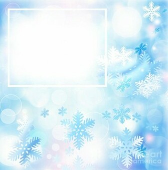Abstract Snowflake Background By Anna Omelchenko