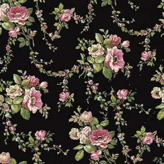 Black Victorian Garden Wallpaper Wall Sticker Outlet