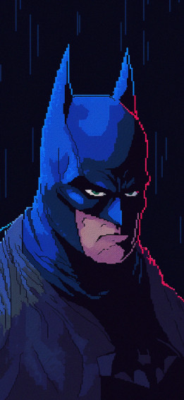 Pixel Batman Retro Art Wallpaper Vintage Aesthetic