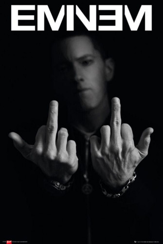Eminem Finger Poster Music