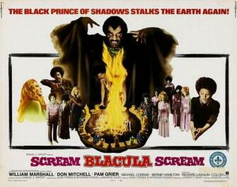 Scream Blacula Blaxploitation B Movie Posters Wallpaper
