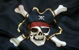 Wallpaper Jolly Roger Flag Skeleton Hat Textures