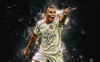 Kylian Mbappe Real Madrid Wallpaper 4k