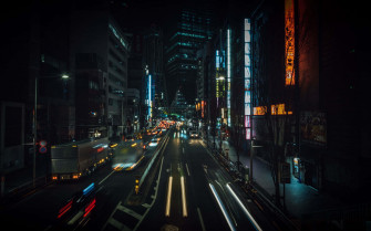 Night Street Wallpaper