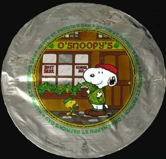 Snoopy St Patrick S Day Balloon Snoopn4pnuts