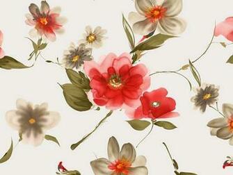 Floral Art Flower Paintings Design Background