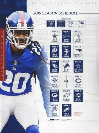 Giants Schedule New York