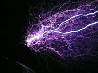 Tesla Electricity Wallpaper Coil Sparks
