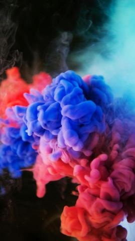 Print Funk On Smoke Pictures Colored