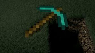 Minecraft Wallpaper Diamond Pickaxe Seeds For Pc Xbox Pe
