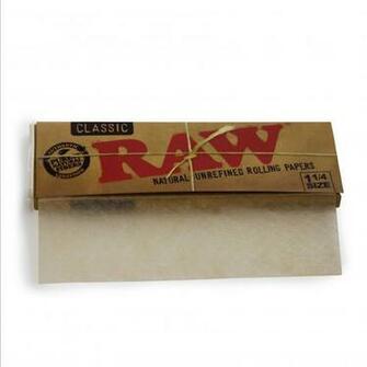 Raw Papers Logo Organic Hemp Connoisseur
