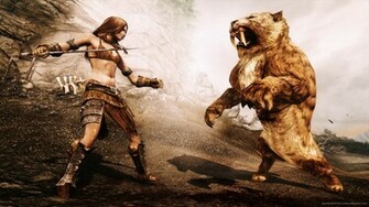 Sabre Tooth Tiger Wallpaper