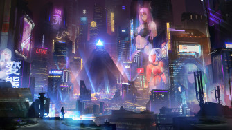 Cyberpunk City Wallpaper