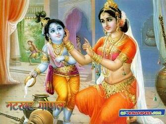 Wallpaper Background Krishna Natkhat