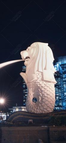 Merlion Park Mobile Wallpaper Image On Lovepik