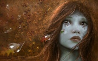 Full HD Wallpaper Drawings And Paintings People Girls Women