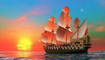 HD Wallpaper Ships Sailing