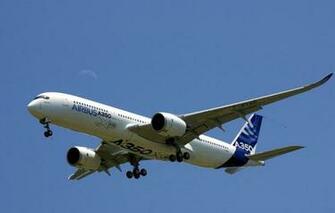 Wallpaper Aircraft Airbus A350 The Wings Tail Half Moon