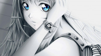 Anime White Wallpaper