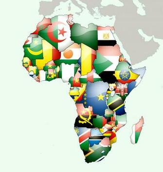 Maps Of African Continent Countries Capitals And Flags