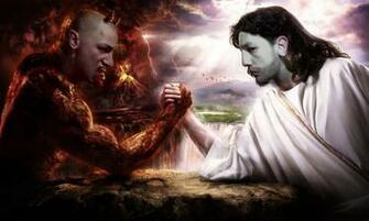 Satan Vs God Wallpaper Image Pictures Becuo
