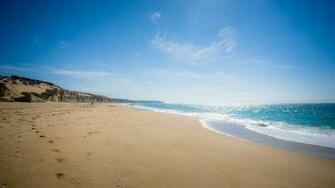 Beach Landscape Signs Nature Sand Wallpaper