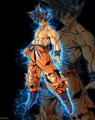 Ultra Instinct Goku By L Dawolf