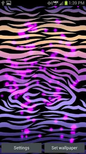 Zebra Rainbow Live Wallpaper App For Android