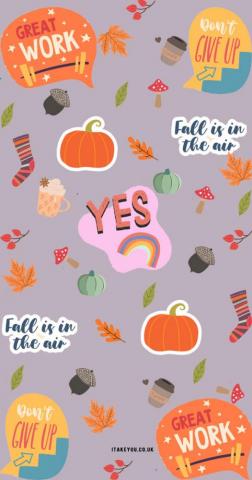 Cute Autumn Wallpaper Aesthetic For Phone Fall Is In The Air