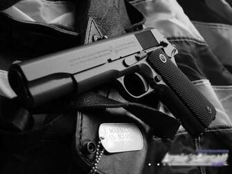 Colt M1911 Cool Wallpaper Dual Pistols Military Tanks HD
