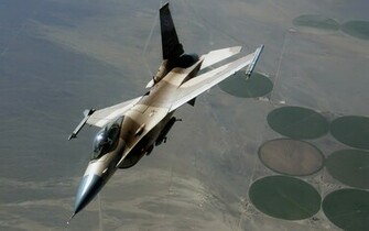 An F Fighting Falcon During A Red Flag Exercise Wallpaper HD