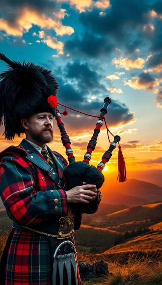 Bagpiper Wallpaper