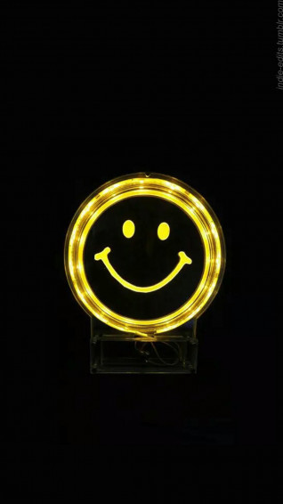 Neon Yellow Background Wallpaper