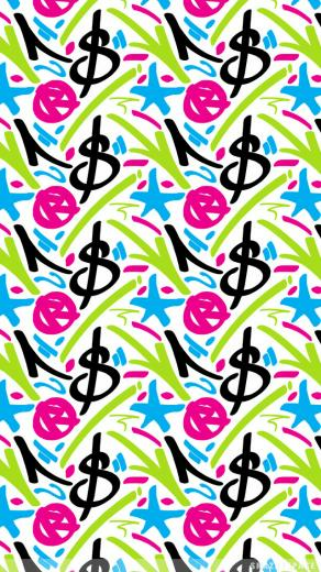 Wallpaper Installing This Graffiti Pattern iPhone Is Very