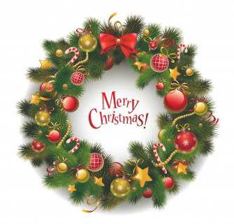 Christmas Wreath Wallpaper
