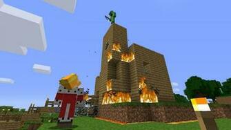 Minecraft Ps3 Edition Video Game Wallpaper Of