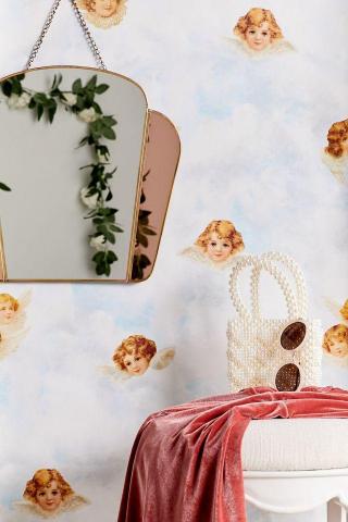 Cherub Portrait Removable Wallpaper Urban Outfitters