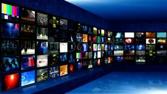 Virtual Studio Background Stock Video HD Footage