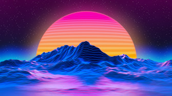 Sunset R Outrun