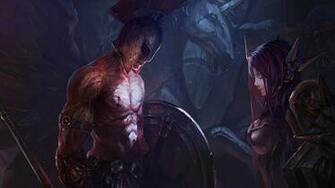 Pantheon League Of Legends HD Wallpaper Background Image