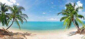 Amazing Panoramic Beach Panorama Detail Photo