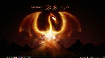 Wallpaper Clock Desktop From Vladstudio