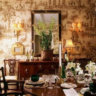 In France It Is Popular Either As Wallpaper Or Fabric Wall Cover