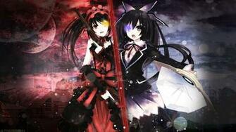 Date A Live Wallpaper Thoka And Kurumi By Ponydesign0